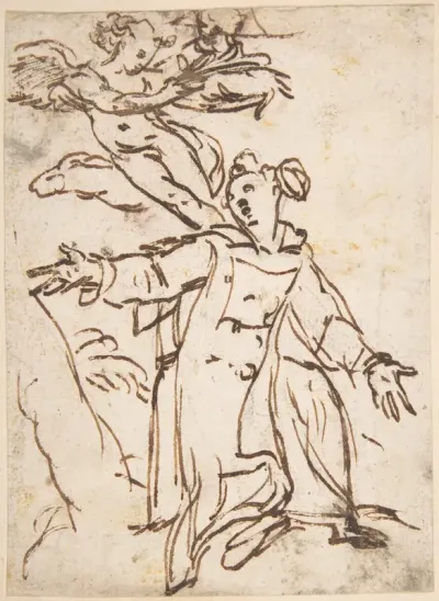 Saint Stephen Being Crowned by an Angel