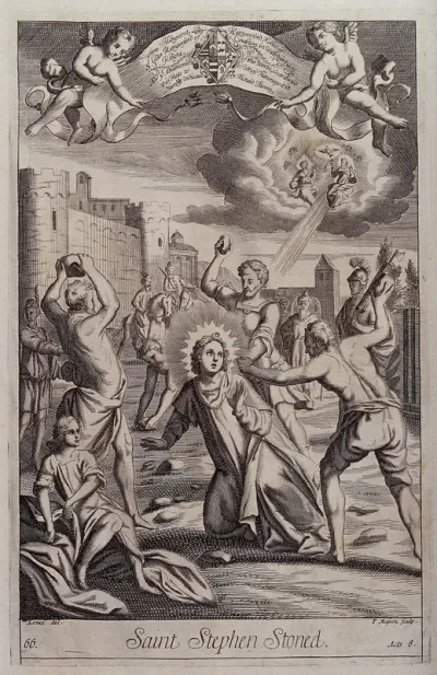 Saint Stephen: his martyrdom by stoning