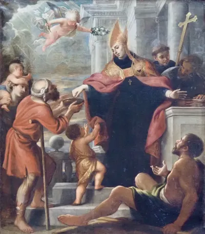 Saint Thomas of Villanova Giving Alms