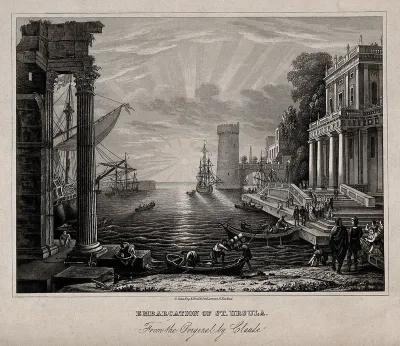 Saint Ursula embarking