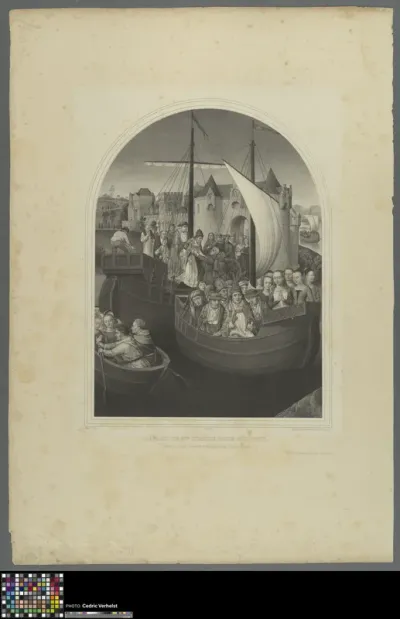 Saint Ursula embarks to go to Basel