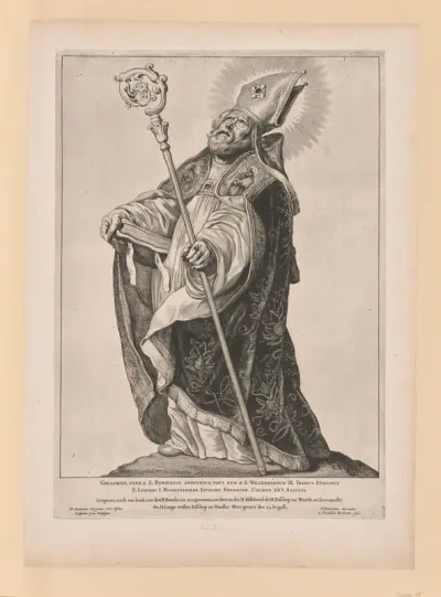 Saint Willebrord, from Saints of the North and South Netherlands
