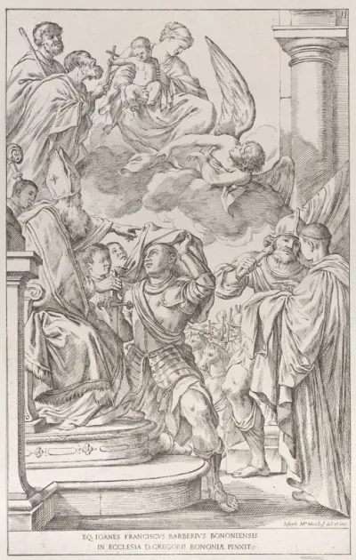 Saint William of Aquitaine, plate 11 from "Bononiensium Pictorum Celebrioris..."