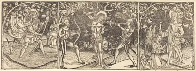 Saints Christopher, Sebastian, and Roche