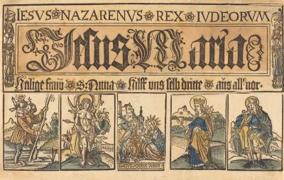 Saints Christopher, Sebastian, and Roche