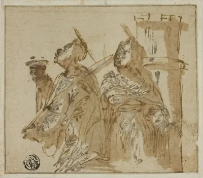 Saints Lucy and Barbara