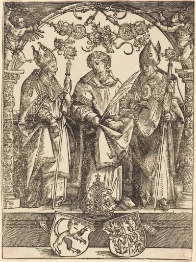 Saints Maximilian, Stephen, and Valentine