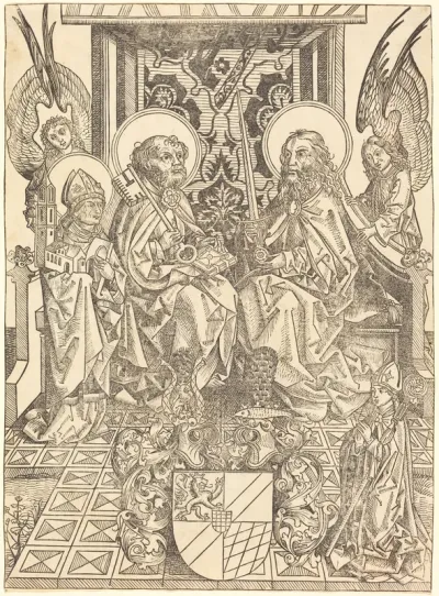 Saints Peter and Paul under a Canopy