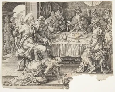 Salige er de, der sulter og tørster efter retfærdighed. Frembærelsen i templet