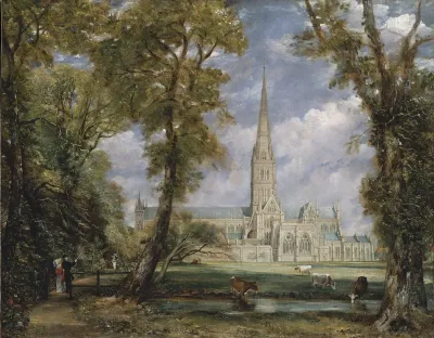 Salisbury Cathedral from the Bishop's Garden