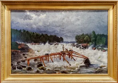 Salmon damn in Vallinkoski