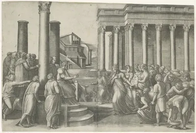 Salomo en de koningin van Seba