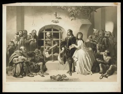 Salomon de Caus incarcerated in the mental asylum of Bicêtre