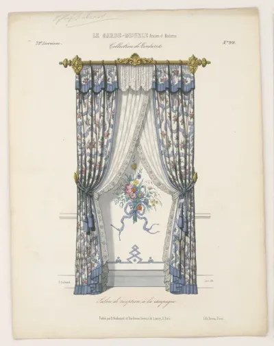 "Salon de réception á la campagne", aus: Le Garde-meuble