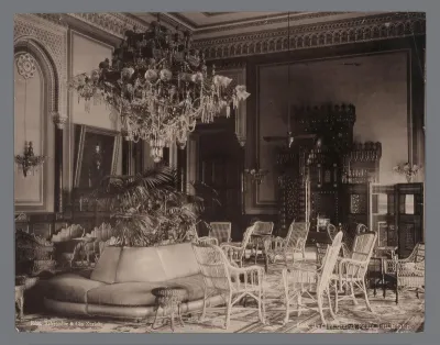 Salon in het Gezirah Palace Hotel in Caïro