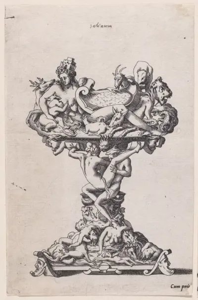 Salt-cellar with Cybèle