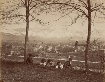 Salt Lake City and Wasatch Mountains