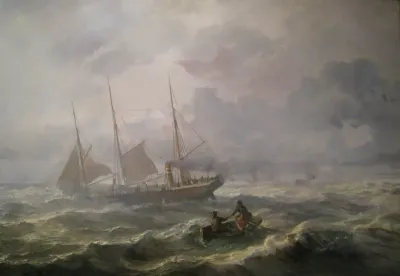 Salvage of an empty lifeboat