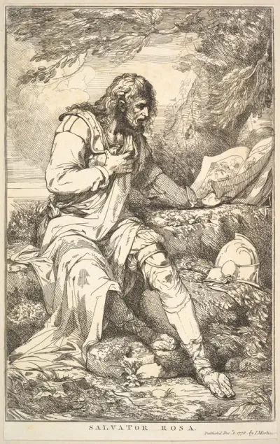 Salvator Rosa, from "Fifteen Etchings Dedicated to Sir Joshua Reynolds"