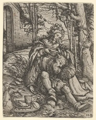 Samson and Delilah, from "Women's Wile" (Weiberlisten)