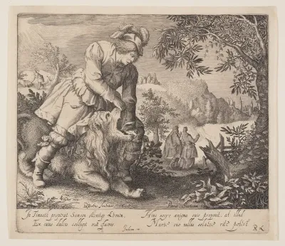Samson and the Lion