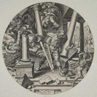 Samson ødeløgger filistrenes tempel