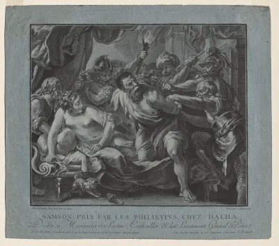 Samson Taken by the Philistines in Delilah's House