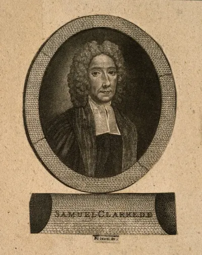 Samuel Clarke. Stipple engraving by Nixon after T. Gibson