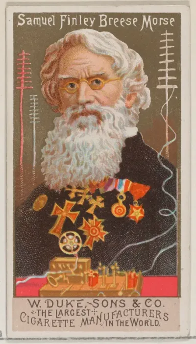 Samuel Finley Breese Morse, from the series Great Americans (N76) for Duke brand cigarettes