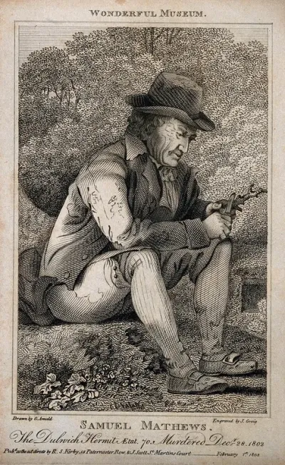 Samuel Mathews, a hermit