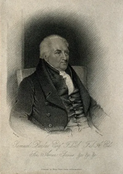 Samuel Parkes. Stipple engraving by Parker, 1822, after A. Wivell