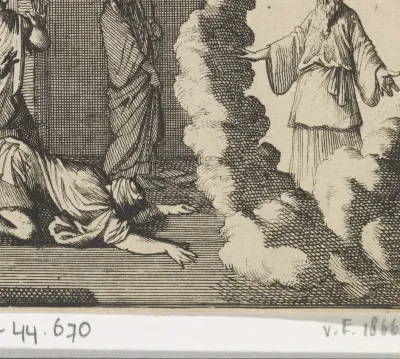 Samuel verschijnt aan Saul bij de heks van Endor