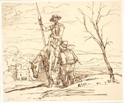 Sancho Pansa fortæller historien om gederne