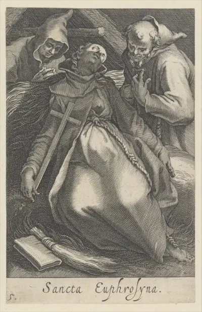Sancta Euphrolyna, from "Female Hermits"