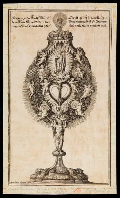 Sankt Georgenberg, Austria: the reliquary of the sacred blood of Jesus