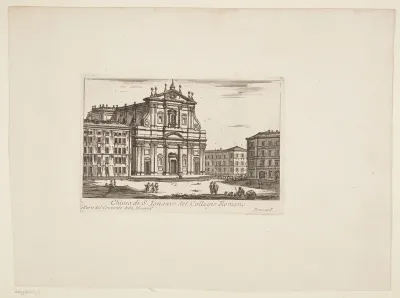 Sankt Ignatius-kirken ved Collegio Romano. 1. Del af Minerva's kloster