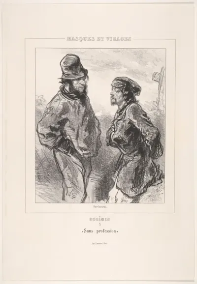 Sans profession, from "Bohèmes, Masques et Visages"