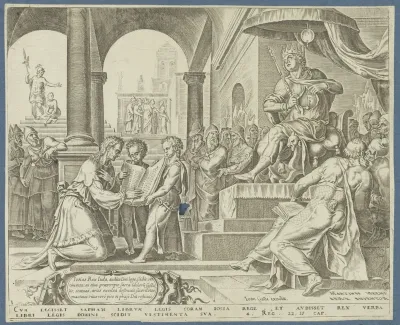 Saphan Reading the Book of the Law to Josiah