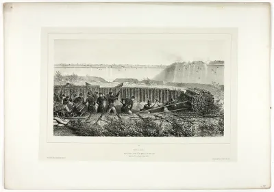 Sapping in full swing, from Souvenirs d’Italie: Expédition de Rome