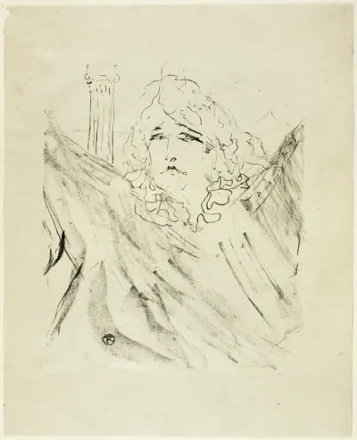 Sarah Bernhardt, from Treize Lithographies