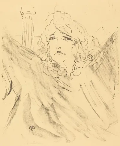 Sarah Bernhardt in "Cleopatra" (Sarah Bernhardt dans "Cléopatre")