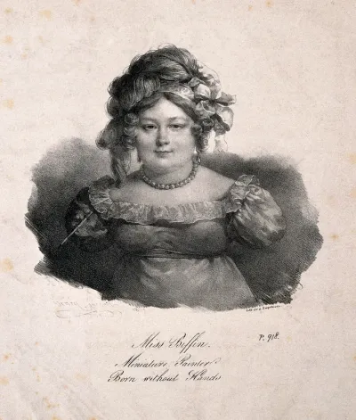 Sarah Biffin, a limbless artist