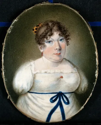 Sarah Biffin. Watercolour by Sarah Biffin, 1812
