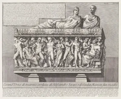 Sarcofaag van keizer Severus Alexander en zijn moeder Julia Avita Mamaea