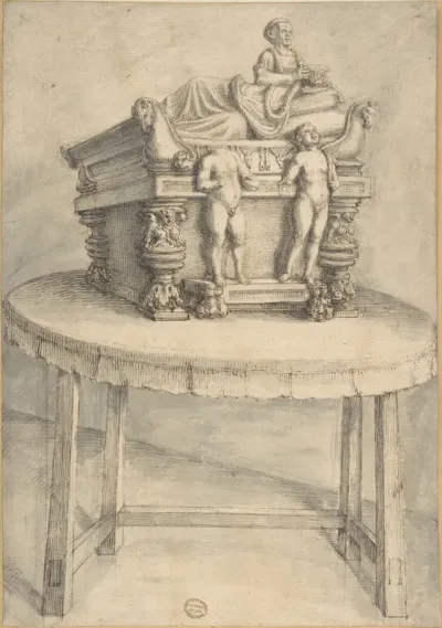 Sarcophagus on a Table