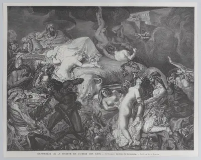 Sardanapale, from "Le Monde Illustré"