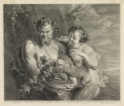 Sater en bacchante