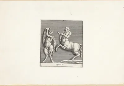 Sater en een centaur