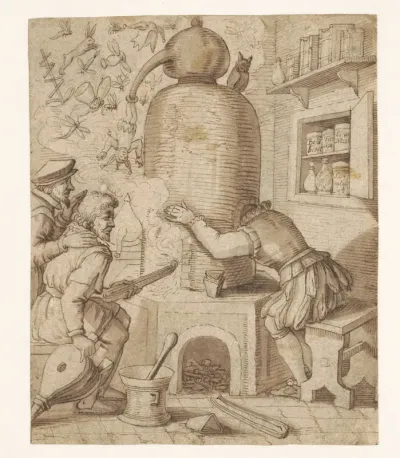 Satire op de alchemie