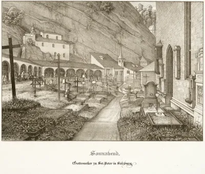 Saturday: Graveyard of St. Peter's in Salzburg